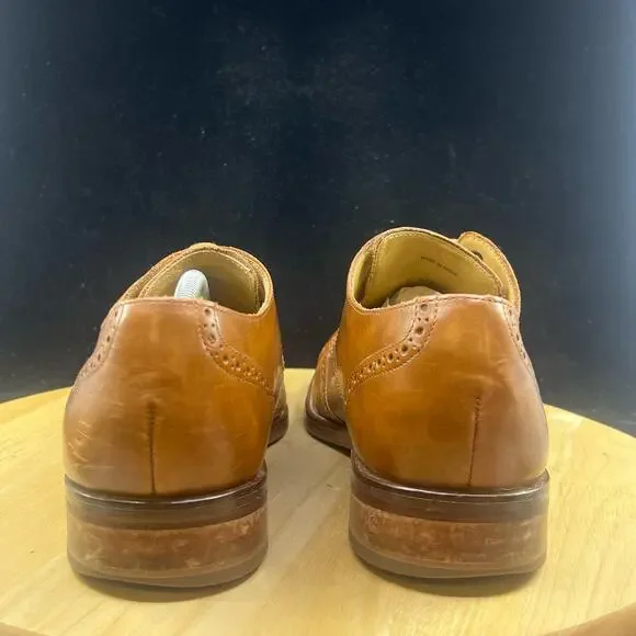 Cole Haan Grand OS Men's 12 M Brown Wingtip Oxford Madison Medallion Leather - Picture 6 of 10